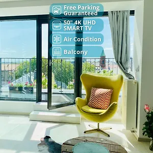 Angel Mint - Free Parking - Balcony Apartmán